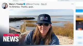 Trump’s niece Mary toasts to uncle losing election saying "To America. Thanks, guys."