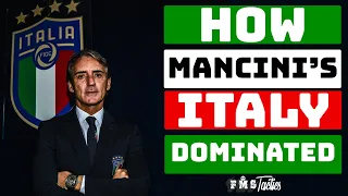Mancini’s Euro 2020 Winning Tactics Explained | Italy’s Euro 2020 Tactics |