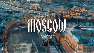 Desperation of winter Moscow  Russia Drone Video  Shot on DJI X7