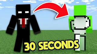 Minecraft But You Shapeshift Into Youtubers Every 30 Seconds...