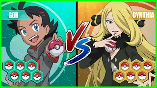 Pokemon Battle Pedia: Goh Vs Cynthia