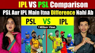 PAKISTANI COUPLE REACTS TO IPL VS PSL Comparison | Which is Bigger & Better ? IPL VS PSL Comparison