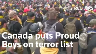 Canada puts Proud Boys on terror list