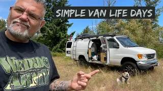 Camera Mic Problems, Reducing Van Weight, And Van Paint Project Plan | Simple Van Life Days