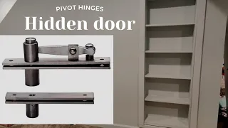 Hidden door Bookcase with TamBee Pivot hinges