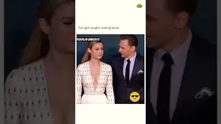 TOM HIDDLESTON CAUGHT LOOKING AT BRIE LARSON CHEST | LOKI | CAPTAIN MARVEL |FUNNY STATUS|POPLR SRCHS