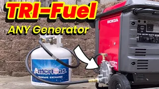 TRI Fuel generator Kit Tri fuel conversion Honda Eu3000is