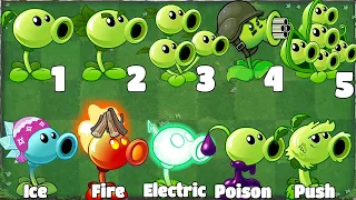 Every PEASHOOTER vs Pirate Seas Gargantuar Zombie - Who is Best Plant ?  PvZ 2 Battlez