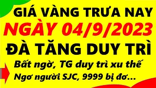 Giá vàng hôm nay ngày 04/9/2023 - giá vàng 9999, vàng sjc, vàng nhẫn 9999,...