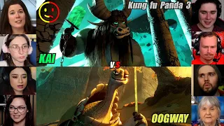 Kai vs Oogway |  Kung fu Panda 3 |  Reaction Mashup  | #kungfupanda