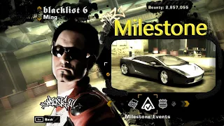 All milestone in single pursuit | NFS Most Wanted | Blacklist 6 Milestone Events | Crazy Gamer