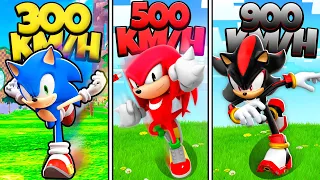 SONIC VS KNUCKLES VS SHADOW CHI È IL PIÙ VELOCE SU ROBLOX?! (Sonic Speed Simulator)