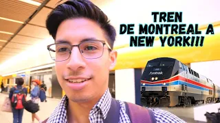 Traveling by TRAIN from Montreal to New York 🚄 | AMTRAK Adirondacks 🌳