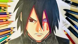 COMO DESENHAR SASUKE / HOW TO DRAW SASUKE Rinne Sharingan