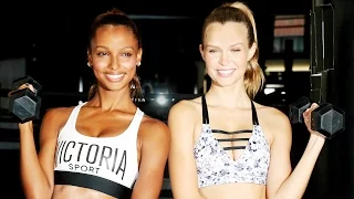 The Best BFF Workouts ft. Victoria's Secret Angels Josephine Skriver and Jasmine Tookes