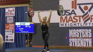 Jenny 90 kg Clean & Jerk