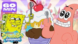 SpongeBob isst 60 Minuten lang EIS | Spongebob Schwammkopf