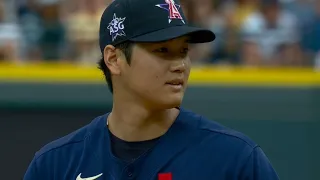 shohei Ohtani's perfect 1st inning " All star game 2021" 🔥🔥