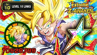 100% NEW F2P EZA TEQ SSJ GT GOKU LEVEL 10 LINKS + STICKER EFFECT! Dragon Ball Z Dokkan Battle