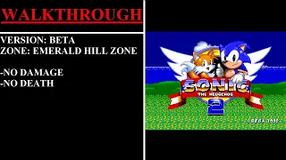 Sonic the Hedgehog 2 [Beta] (Sega Mega Drive) - (Zone 4 - Emerald Hill Zone)