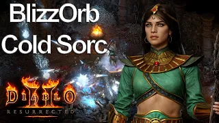 Diablo 2 Resurrected - My BlizzOrb Cold Sorceress Gears and Skills Guide Patch 2.6