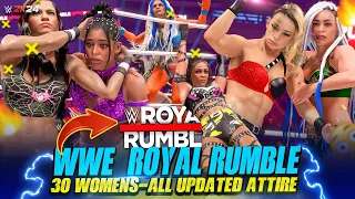 ⚡Women's Royal Rumble : WWE 2K24 | All Updated Attire's + Music | Surprising Entrance | Full Match 💥