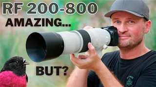 DREAM LENS OR BUST? F9? No Problem!? | What About IMAGE QUALITY? | CANON RF 200-800 REVIEW