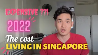 AVERAGE COST OF LIVING IN SINGAPORE  2022  -  IS IT EXPENSIVE ? MY  REAL CASE!
