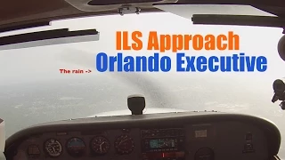 ILS Approach @ Orlando Executive Airport| Cessna 172| ATC Audio