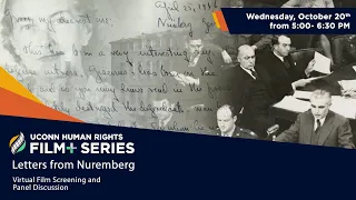 Letters from Nuremberg, UConn Human Rights Film+ Series