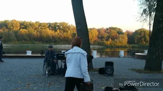 Уличные музыканты 2. Парк в Гомеле. Что посмотреть в Гомеле. Осень 2018. Прогулка по парку.