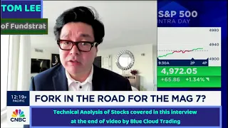 TOM LEE says stocks "EXPENSIVE IN THE EYE OF THE BEHOLDER"
