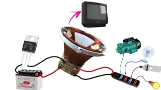 I turn TV deflection into a powerful inverter circuit 12V TO 220V