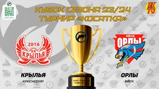 Крылья -Орлы | Кубок сезона 23/24 хоккейный турнир "КОСАТКА"