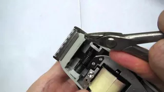 MOSER 1400 - выставление малого ножа при перекосе