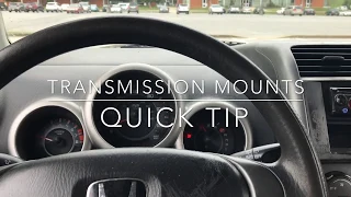 Quick Tip: How to check your Transmission Mounts