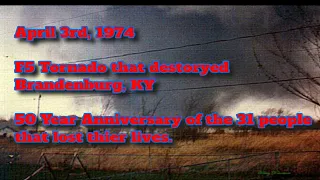 April 3 1974  Tornado Brandenburg, KY resulted in 31 fatalities.