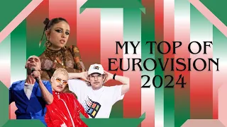 MY TOP 13 EUROVISION 2024! (+🇱🇻🇫🇮🇮🇹)