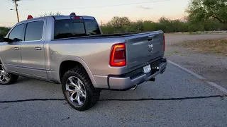 2019 Ram 1500 Limited 22 inch stock wheels 35 inch tires