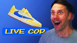 LIVE COP: Travis Scott Air Jordan 1 Low Canary