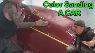 How To Color Sand A Car For BUFFING - Paint And Body Tech Tips