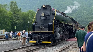 Fun time at Jim Thorpe PA, Reading T-1 #2102 whole bunch of Train’s and Pictures! July 1, 2023