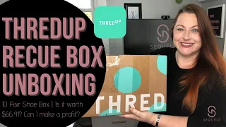 ThredUP Rescue Box Shoe Box | Hit or Miss? Was it worth $66.41? | Online Reseller | Poshmark & eBay