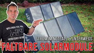 60W & 100W Solarpanel 🌞 Strom für den Notfall