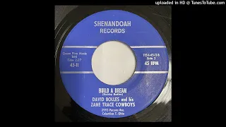 David Bolles and his Zane Trace Cowboys - Build A Dream   Shenandoah Records 1154-45-11-B