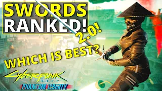 All Swords Ranked Worst to Best in Cyberpunk 2077 2.0