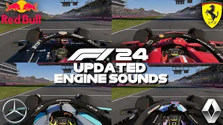 F1 24 Gameplay: NEW ENGINE SOUND COMPARISON (All 4 Engine Manufacturers)