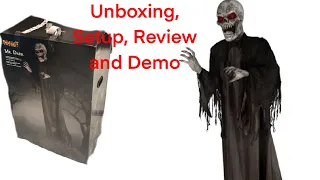 Spirit Halloween 2021 Mr. Dark Unboxing, “Setup”, Review and Demo