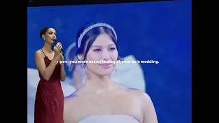 POV: You're the wedding singer to your ex's wedding. #Pordee #PorDeeUniverse