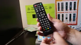 Универсал Huayu DVB-T2+TV VER.2019 пульт для цифровых ресиверов DVB-T2. Настройка на приставку и ТВ